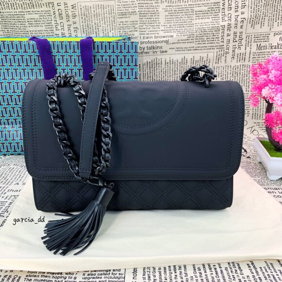 Tory Burch Handbags - FLEMING MATTE CONVERTIBLE SHOULDER BAG